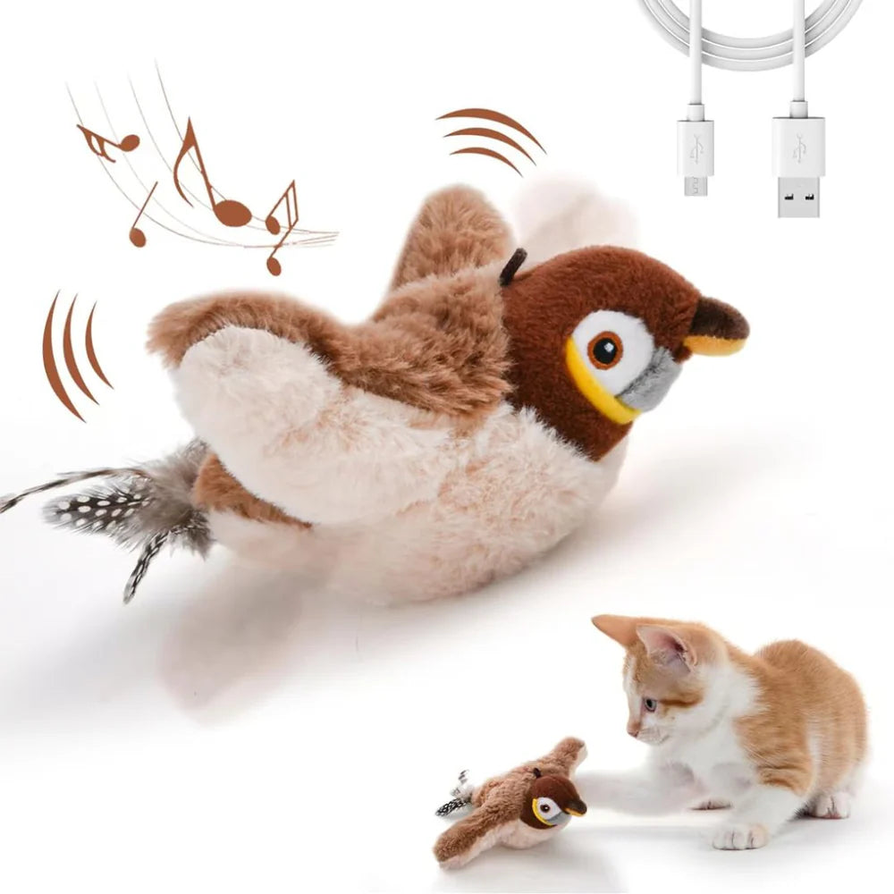 Interactive toy for cats – Chirping bird”